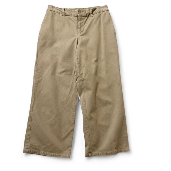 GAP Pants - Vintage Y2K Gap Khakis Wide Leg Cropped Chino Pants, Women's Size 4